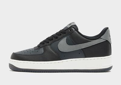 Original Nike Air Force 1 '07 LV8  (Herren Größe UK 7 - 10,5) schwarz/rauchgrau
