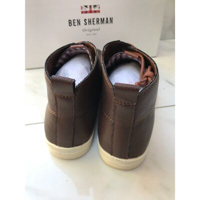 $110 Ben Sherman Vaughn High-Top Sneakers Brown Boots 11 | eBay display picture 3