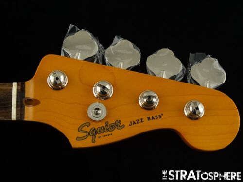 Fender Squier 60s Classic Vibe Jazz Bass NECK & TUNERS Bass Guitar Parts - Foto 1 di 6