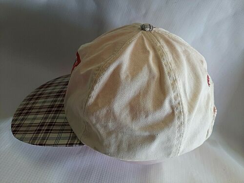Disney Mickey Mouse BallCap Plaid Hat Adjustable Snapback Used OSFM Adult/Teen - Picture 4 of 9
