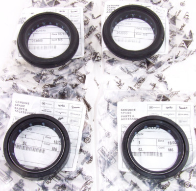 ORIGINAL Aprilia RX SX 125 Gabelsimmeringe Staubkappen Dichtung Gabel 2018-2023
