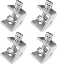 4Pcs Stainless Steel C Clamps Mini 16-25Mm for Mounting, Woodworking