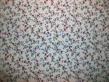 Cotton Quilt Fabric MARCUS BROTHERS Tiny Calico Beige Floral Flower Vines 1 yard