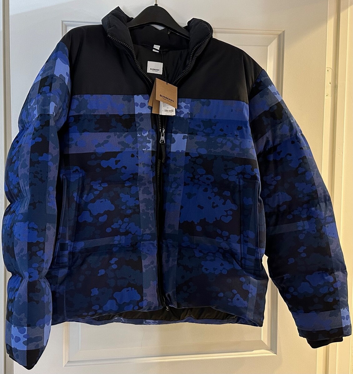 Burberry M Buckley Oceanic Blue Mens Jacket Made in Italy $2350 