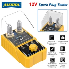 Spark Plug Tester Dual Hole Diagnostic Tool 12V Gasoline Car Ignition Analyzer