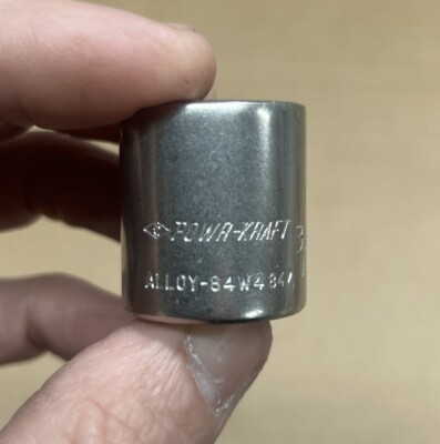 Powr-Kraft 3/4'' 12 Point Shallow Chrome Socket 3/8'' Drive Alloy 84W4847