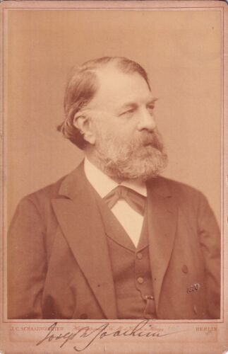 JOSEPH JOACHIM Violinist & Composer Autographed Cabinet Photograph - Picture 1 of 1