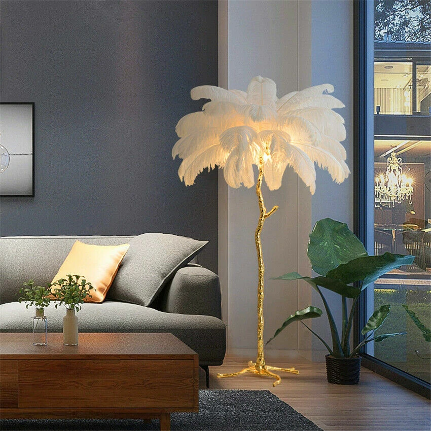 Feather floor sale light