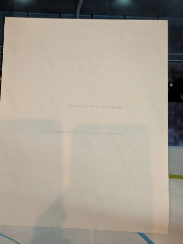 NHL 匹兹堡企鹅队克里斯·库尼茨·斯坦利杯签名 8 x 10 曲棍球照片 — 第 3/3 张图片