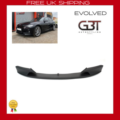 BMW F30 F31 3ER FRONT SPLITTER LIPPE STOßSTANGE LIPPE FÜR M SPORT MATT SCHWARZ UK