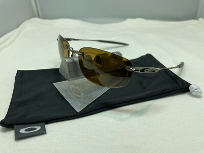 オークリー　サングラス　why 8 OAKLEY WHY 8.0 BROWN GOLD IRIDIUM POLARIZED RIMLESS VINTAGE