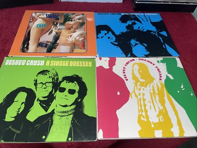 VELVET CRUSH 4 Cd Lot Action Musik Single Obsessed, Melody Freaks, In Presence,