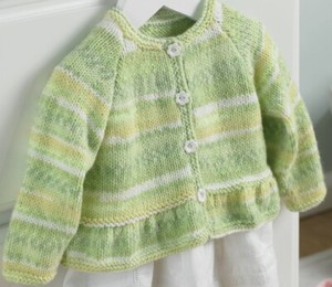 peplum cardigan knitting pattern