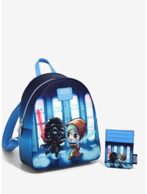 Loungefly Kids Star Wars Chibi Character Mini Backpack in Purple Loungefly Star Wars Grogu Mini Backpack – Unique Vintage main image 4