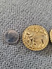 Vintage Les Bernard Lion Clip on Earrings - Large Round Designer Earrings Lions — photo 10