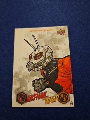 2018 UD Ant-Man & Wasp Sketch Card Ant-Man Ian Quirante