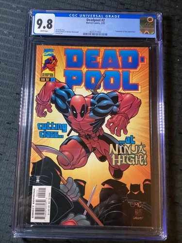 Deadpool 2 CGC 9.8 NM/M White Pages Taskmaster Kelly McGuinness 1997 1st Print