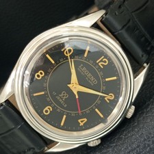HAND-WINDING VINTAGE LEGEND SWISS MENS REFURBISHED ALARM WATCH a707506-1
