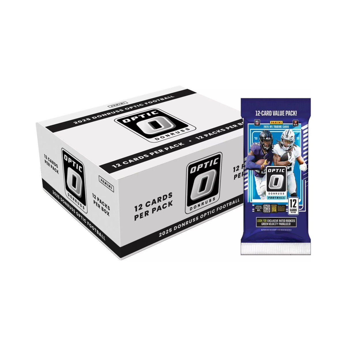 2025 Panini Donruss Optic Football Fat Pack Value Box | Sealed