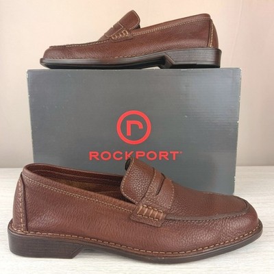 Rockport Penny Loafers Men’s 9.5M Brown Leather Slip On Comfort Dress Shoes Men main image 4