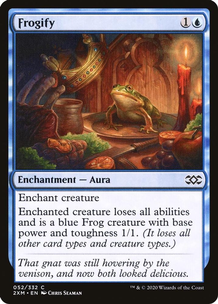 2020 Magic: The Gathering: Double Masters - Frogify (#52, C, Lightly Played)