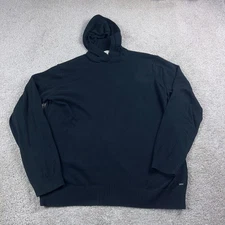 Vuori Hoodie Mens XXL 2XL Black Fluent Pullover Cotton Cashmere Outdoors Hooded