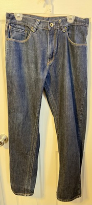 #ad Vintage Genuine Volcom Boardwear Jeans Size 32 Dark Wash High 5 $11.99