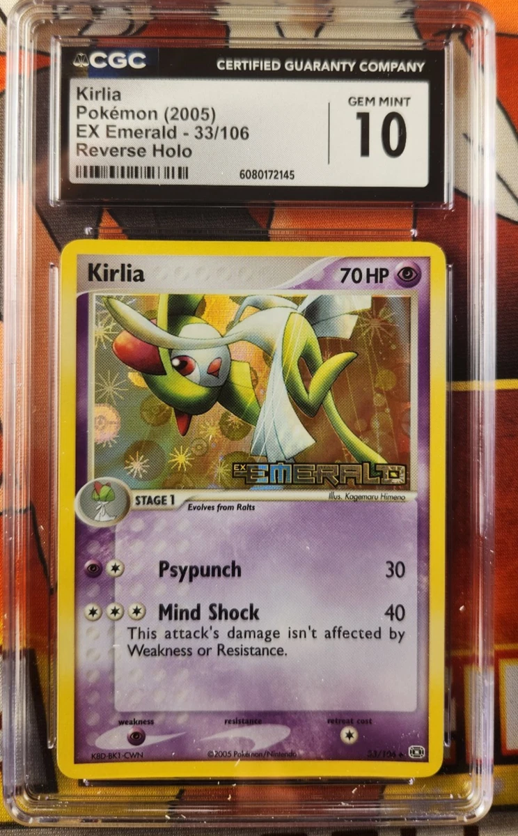 Pokémon TCG EX Emerald Grade 10 Individual Collectible Card Game