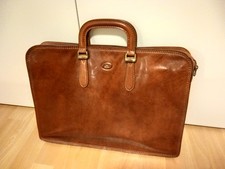 Edle Aktentasche aus Leder von der Marke "The Bridge" aus Florenz fast neuwertig
