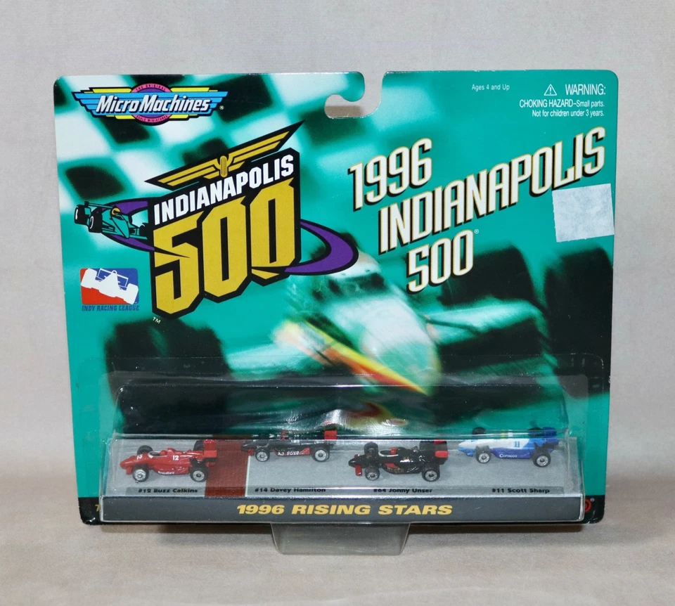 Micro Machines 1996 Indianapolis 500 Rising Stars ~ Calkins Hamilton Unser Sharp - Image 3 of 4