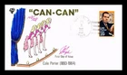 US COVER COLE PORTER PERFORMING ARTS FDC PUGH HAND PAINTED HAND CANCEL