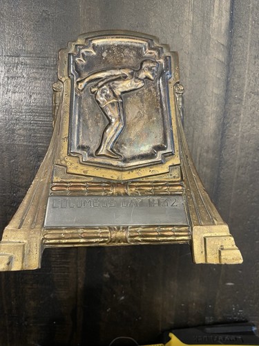 Vintage swimming trophy 1932 made by Jostens Company - Picture 4 of 4