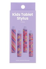 Tablet Stylus Pen 4-Pack Crayon Style Touchscreen Pens for iPad Tablets-Kids