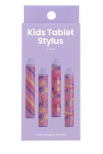 Tablet Stylus Pen 4-Pack Crayon Style | Touchscreen Pens for iPad & Tablets-Kids