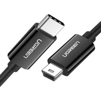 Kabel USB-C / Mini USB Typ B 1 m Ugreen Datenkabel Ladekabel Schwarz