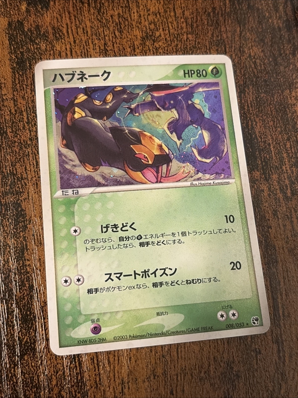 Seviper 008/053 🌀Tongue Swirl! 🌀 Miracle of the Desert Holo (Japanese)