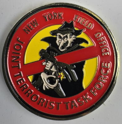 #ad #ad FBI JOINT TERRORIST TASK FORCE JTTF NY OFFICE CHALLENGE COIN DOJ OFFICIAL $29.99