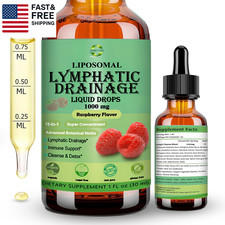 Lymphatic Drainage Drops, 18-In-1 Herbal Lymph System Support W. Echinacea Elder