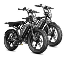TST Electric Bike for Adults, 1500W Peak Brushless Motor 28 MPH Fat Tire E Bike