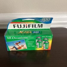 Fujifilm Superia X-Tra 400 Speed 35 MM Color Negative Film 4 Rolls/24 Exp