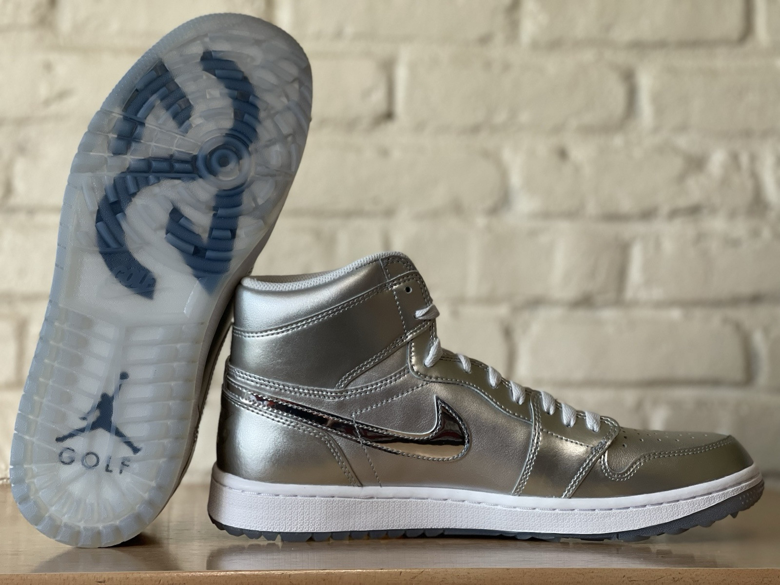 Nike Air Jordan 1 High G NRG Gift Giving Pack PGA Golf Silver