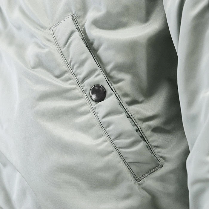 ISSEY MIYAKE ×TOYS McCOY Collaboration Flight Jacket Mens Size 38 Sage green - product detail image 3
