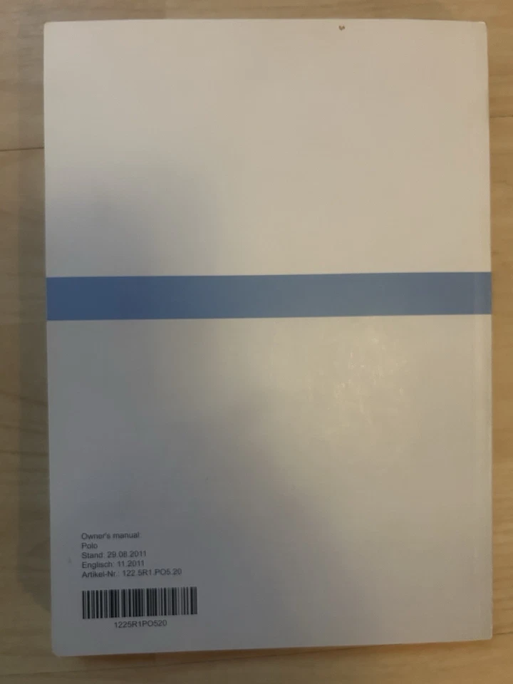 2009-2014 VOLKSWAGEN POLO OWNERS HANDBOOK MANUAL PACK & WALLET Print 2014 - Image 4 of 4