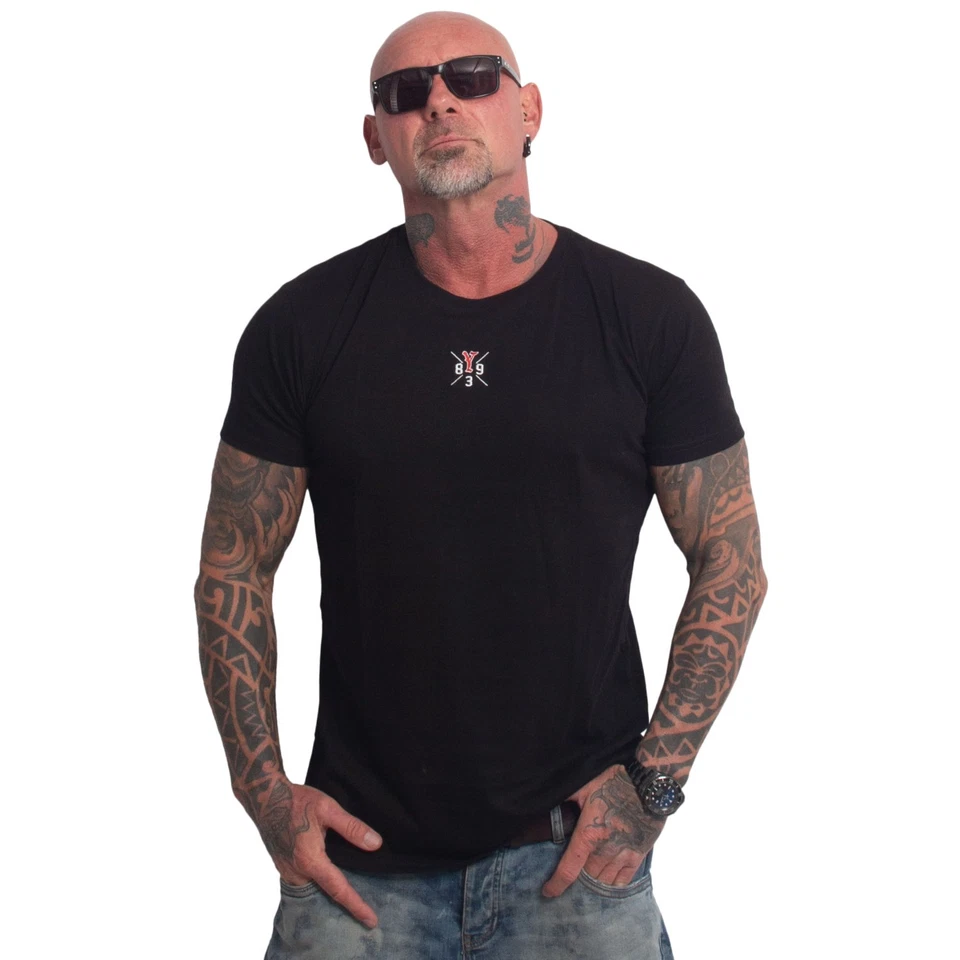 Neues Yakuza Herren Tens Regular Basic T-Shirt - Schwarz - Bild 1 von 1