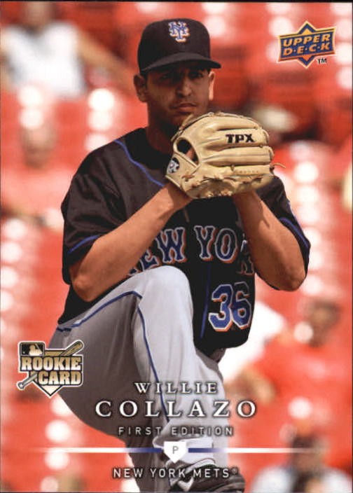 2008 Upper Deck First Edition #262 Willie Collazo RC - BB