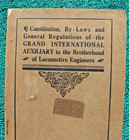 1915 Brotherhood Locomotive Engineers Railroad Regulations Railway Constitution — photo 2