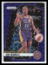 2024 Panini Prizm WNBA #97 Aari McDonald Blue Velocity Prizm