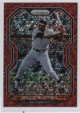 2021 Panini Prizm Tier II Red Donut Circle 31/99 Willie McCovey #154 HOF 0i5i