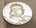 1963 D Choice  Brilliant Uncirculated Franklin STACKERS DELIGHT  #526 ~ 7