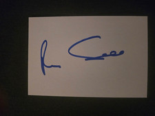 Rufus Sewell signed autograph 10x15 cm blank/index card in person